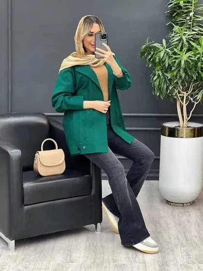 مانتو لینن پایین پاگن
