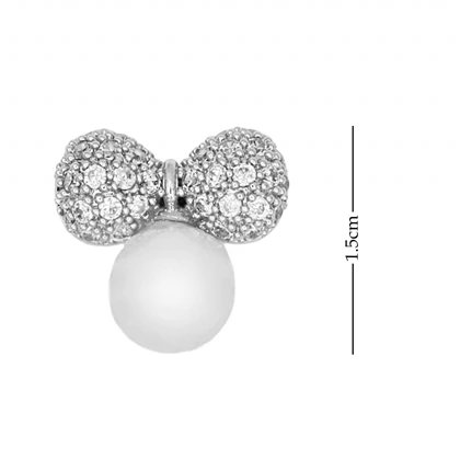 گوشواره دخترانه مجلسی مدل مروارید