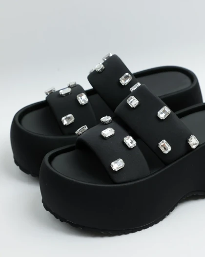 6138-25 - صندل لژدار سنگدوزی 6138-25