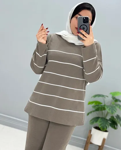بلوز و شلوار بافت
