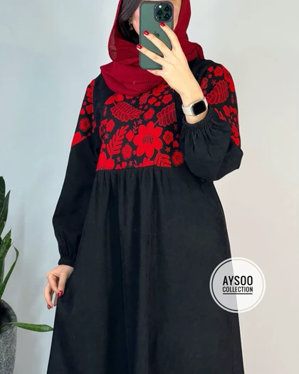 پیراهن مانتویی نوشین(پیش فروش1)