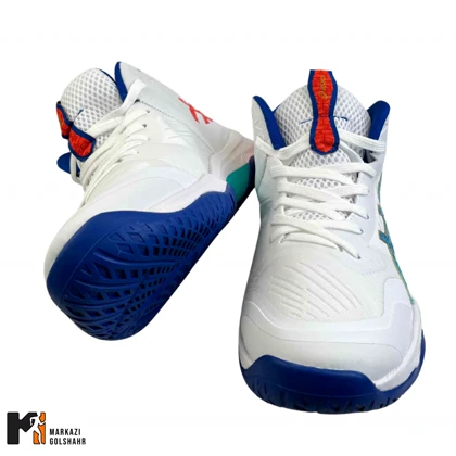 کفش سالنی ساق‌دار مردانه اسیکس سفید سبز