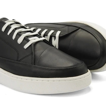 کفش ونس چرم طبیعی مردانه استار مدل Flat shoes - 0150