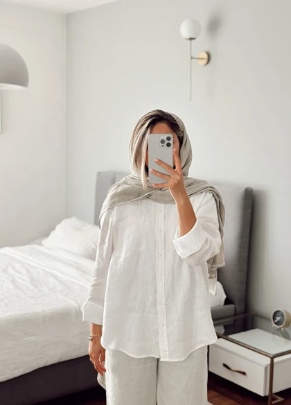 شومیز لینن H&M212