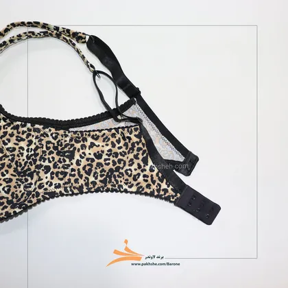 ست پلنگی لاکرا فنردار برند بارون لاوندر کد 3035 Leopard