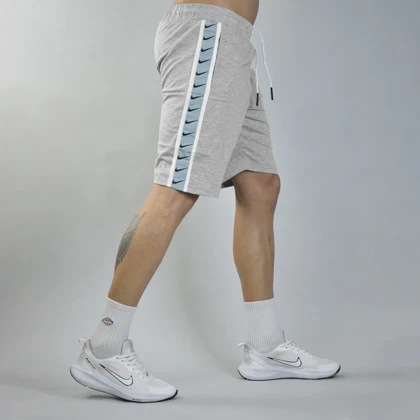 شلوارک ورزشی مردانه نایک مدل DRI FIT-32129 طوسی روشن