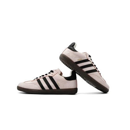 کفش کتانی زنانه مدل samba - 0048_black_White