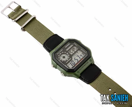 ساعت کاسیو جهان نما AE1200WHB-3B مدل Casio-2713-G