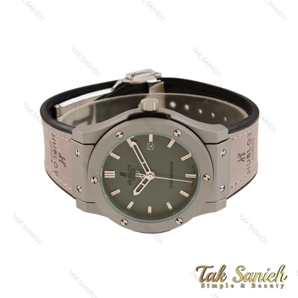 ساعت هابلوت مردانه تک موتوره طوسی Hublot-5635-G