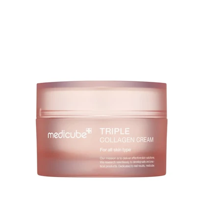 کرم ضد چروک صورت مدیکیوب, مدل Triple Collagen مناسب انواع پوست حجم 50 میلی‌لیتر