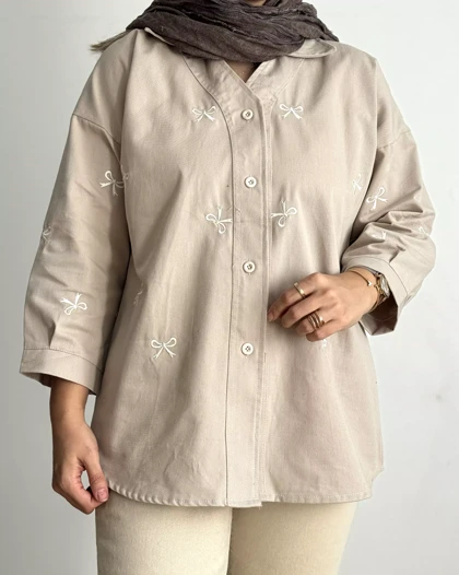 مانتو گلدوزی آیسان