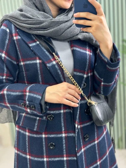 پالتو بلند پشمی آستردار آلیس