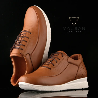 کفش روزمره زنانه چرم یلسان مدل نیها کد 629-GN