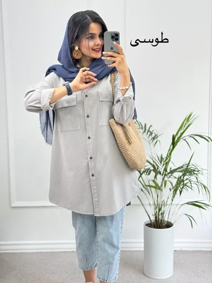 مانتو لینن پارمیدا ( دارای ایراد جزئی )