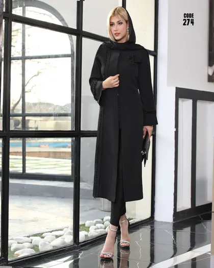 مانتو مجلسی سنگدوزی کد 274