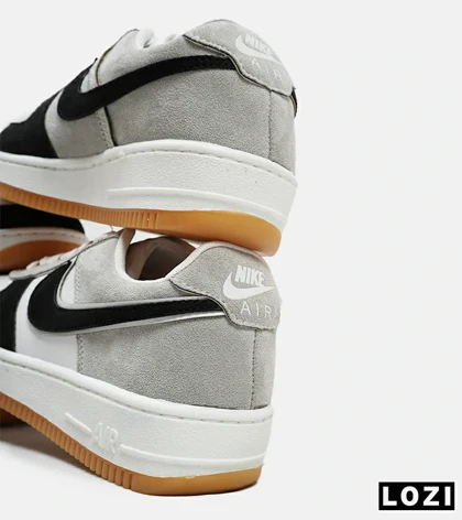 کفش مردانه و زنانه طوسی مشکی سفید NIKE AIR FORCE مدل 5345