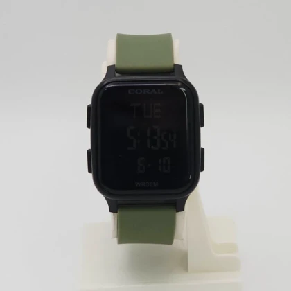 ساعت مچی دیجیتالی مردانه کورال Coral 1042-13 تمام پلاستیک رزین