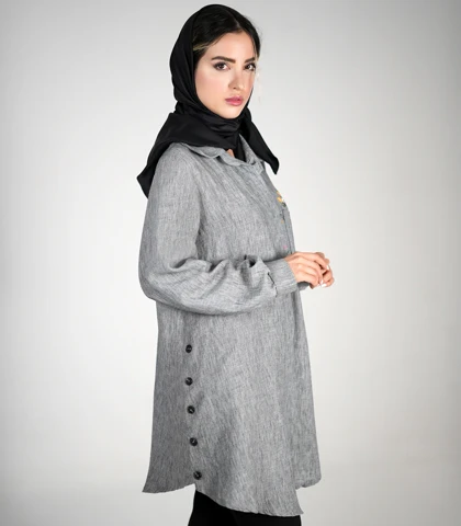 مانتو لینن زارا کد 1129