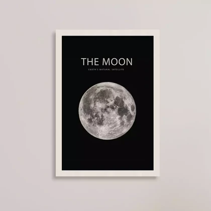 تابلو طرح ماه THE MOON