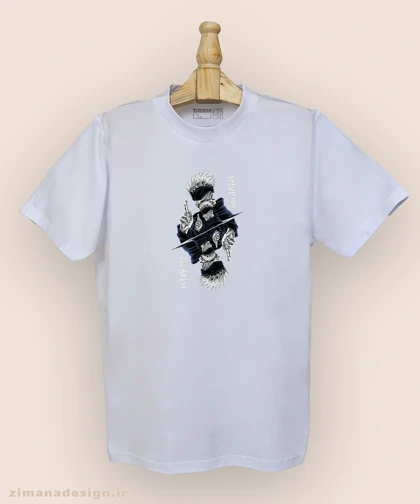 تیشرت مردانه و زنانه طرح جوجوتسو کایزن شخصیت ساتورو گوجو کد 904