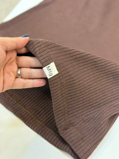 بلوز کبریتی قهوه ای 493