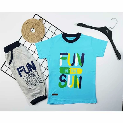 تیشرت شلوارک پسرانه SUN FUN