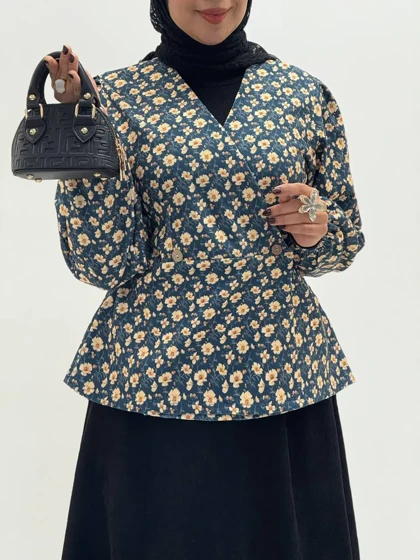 3977-شومیز و دامن فریماه