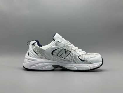 کتانی نیوبالانس 530 سفید سرمه ای/New balance