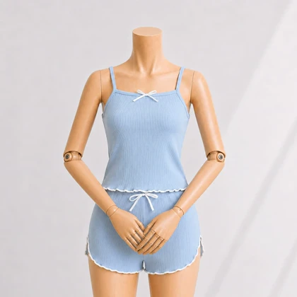 ست تاپ و شورتک زنانه کبریتی | آی بولک