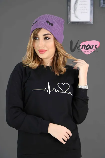کلاه بافت مژه