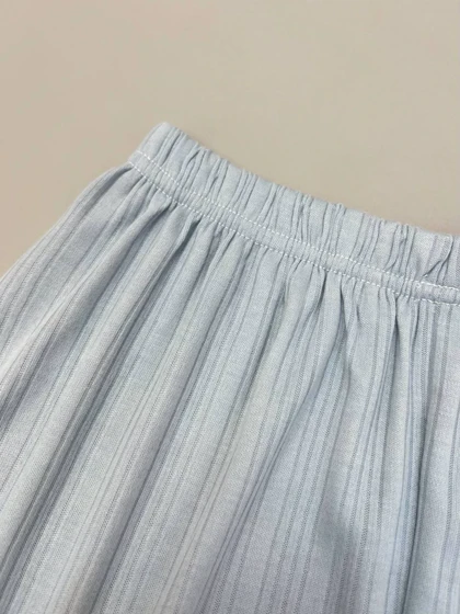 ست بلوز و شلوارک کبریتی کد 3625