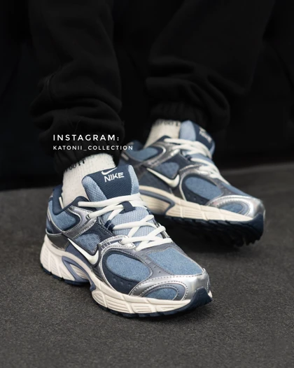 کتانی نایک وی پنج رانر آبی Nike v5k RNR blue کیفیت اورجینال