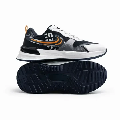 کفش کتانی نایک مدل RUN مشکی نارنجی کد 295213