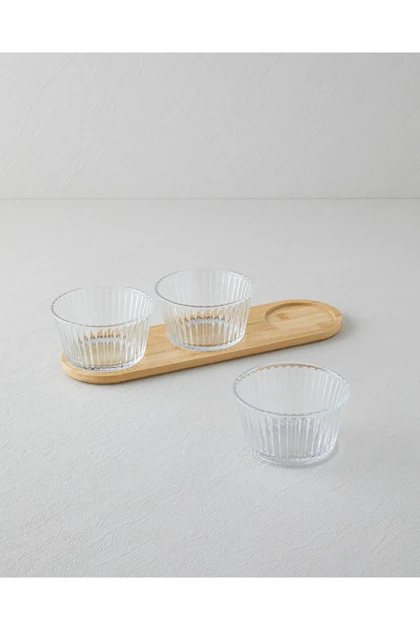 ست سرو 4 تکه English Home مدل Linea Cam-Bambu - بژ