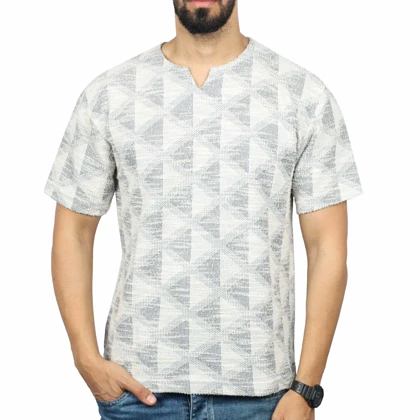 تیشرت یقه کوبایی TAN KOOK مدل 26211955