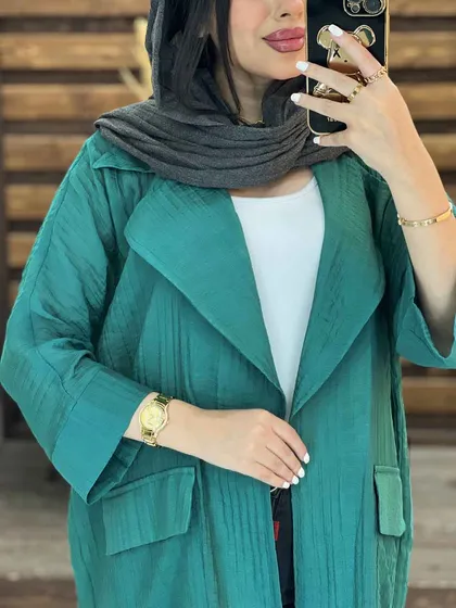 مانتو یقه انگلیسی دلتا