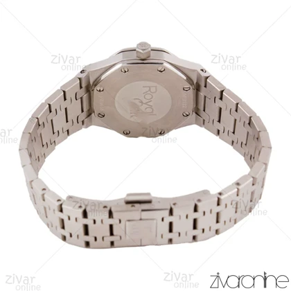 ساعت اودمار پیگه (AP) زنانه صفحه سفید دور نگین 105670