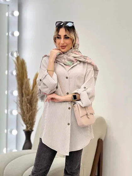 مانتو شومیزی دو جیب