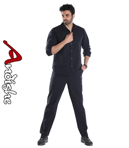 پیراهن شلوار کتان ادریس