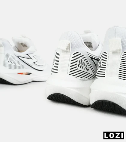 کفش کتانی مردانه و زنانه سفید مشکی GENERIC All Run مدل 7432