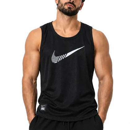 رکابی ورزشی مردانه نایک مدل DS-Dri Fit-5G0689 مشکی