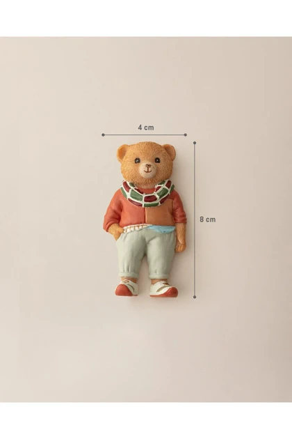 مگنت Madame Coco مدل Pour Bear رزین - چندرنگ