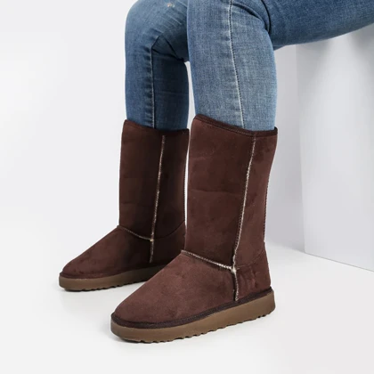 بوت و نیم بوت زنانه و دخترانه رنگ قهوه ای کد M765