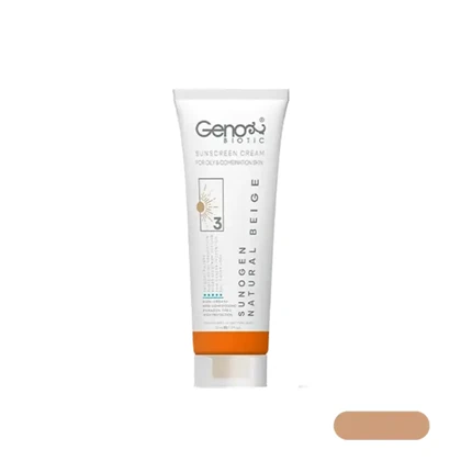 ضد آفتاب رنگی بژ طبیعی (پوست چرب) ژنو بایوتیک Geno Biotic