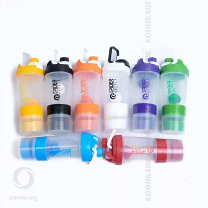 شیکر سه تیکه مدل SPIDER BOTTLE