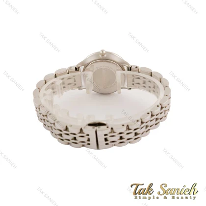 ساعت زنانه امپریو آرمانی سیلور صفحه مشکی شماره خطی Armani-5439-L