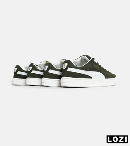 کفش کتانی ورزشی سبز مردانه و زنانه PUMA suede XL مدل 6933