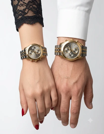 ست 2عددی ساعت برند سیکو SEIKO(vip) موتور ژاپن با کارت گارانتی ارسال رایگان