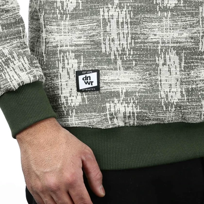 بلوز آستین بلند نیم زیپ مردانه مدل 6101884