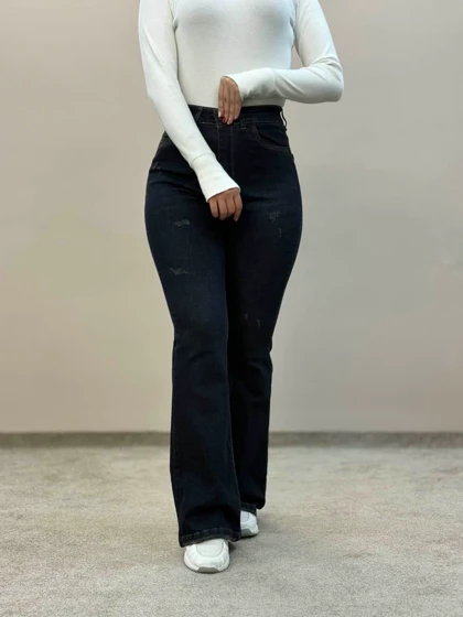 شلوار جین (بوتکات)دمپا گازوئیلی2182